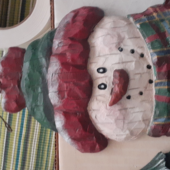 Rustic Snowman door decor #98315. NWT... - Picture 3 of 9